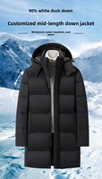 Manteau d'hiver thermique haut de gamme pour homme, style décontracté vintage, avec fermeture éclair et capuche, uniformes de travail de groupe, impression de logo