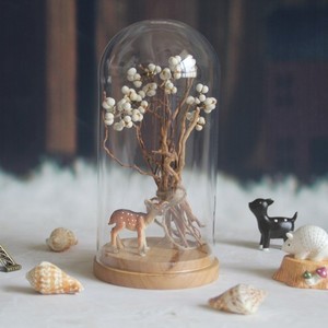 Bán Buôn Tùy Chỉnh Hình Dạng U Chuông Thủy Tinh Dome Với Cơ Sở Cho Trang Trí Quà Tặng Bảo Quản Hoa Trong Glass Dome - Product Image 6