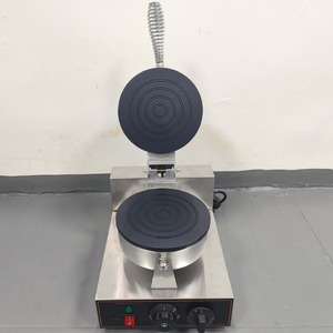 Commercial Round <b>Waffle</b> Machine ZU-1W Non-Stick Electric <b>Waffle</b> <b>Maker</b> With Timer For Catering Equipment - Product Image 2