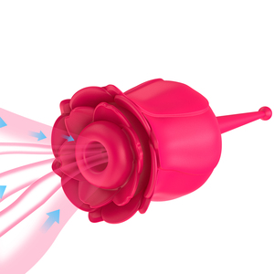 Vibrador en Forma de Rosa para <span class=keywords><strong>Mujer</strong></span>, Diseño Actualizado, Dispositivo de Masaje y Masturbación <span class=keywords><strong>con</strong></span> Succión - Product Image 2
