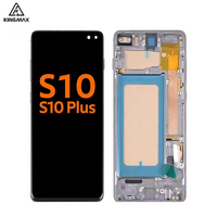 Pantalla Super Amoled para Samsung Galaxy S10 Plus G975 G975F, montaje de pantalla LCD, piezas de repuesto, reparación de pantalla de teléfono rota