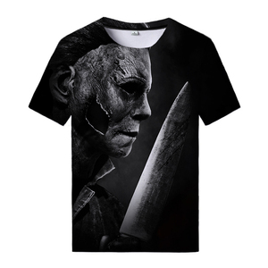 Fitspi <strong>Halloween</strong> Kills 3D Printed <strong>Tshirt</strong> Movie Theme Oversized Streetwear Short Sleeve Top Men <strong>Women</strong> - Product Image 5