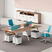 Bureau d'ordinateur moderne Liyu Home en bois, poste de travail pour employés avec boîtier personnalisé – Meilleur prix