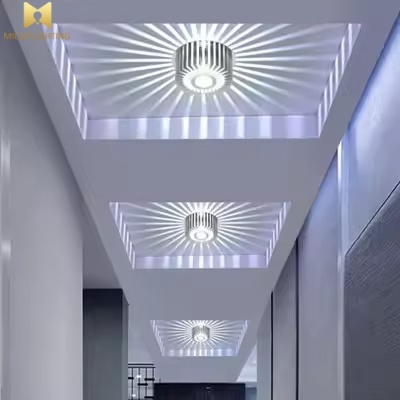 Light Luxury Ceiling Wall Mounted Lamp White Wall Lamp up Down Lighting Aluminum Lamp Fixture Installation Indoor Dec Light