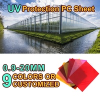 Plaque en polycarbonate transparente pour vitrage de serre, feuilles de fibres pour toiture