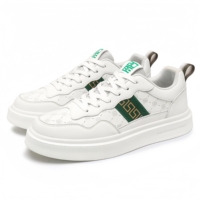 Chaussures décontractées de luxe pour hommes, style décontracté et polyvalent, avec motifs sculptés, chaussures de ville pour hommes