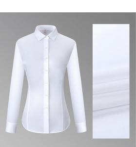 เสื้อเชิ้ตผ้าฝ้ายสีน้ำเงินสำหรับผู้หญิง JXKRSZF พร้อมเสื้อเชิ้ตแขนยาวลาย DP - Product Image 2
