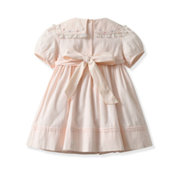 Robes fille 6 à 14 ans broderie florale enfant luxe smocké dentelle Communion robes personnalisées pour anniversaire robe 4 ans fille