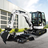 Mini-excavatrice chinoise 3,5 tonnes, mini-pelle, micro-pelle 1 tonne, mini-excavatrice, machine excavatrice, vente chaude à l'exportation
