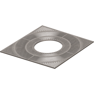 Rejilla Acera Palma metálica Rejilla de árbol de hierro fundido dúctil - Product Image 2