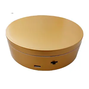 Both Electric and Battery Operated Rotating Turntable 360 degrees Turning Rotating Display Stand