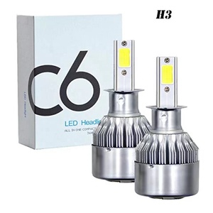 ไฟหน้ารถยนต์ LED C6 ขายส่งจากโรงงาน รุ่น H4 COB สปอตไลท์ ไฟสูงและไฟต่ำ อุปกรณ์เสริม 9006 9007 9012 H1 H4 H7 H8 H9 H11 - Product Image 4