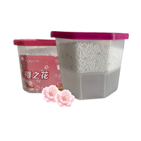 Boîtes déshumidificatrices 800ML 320g, absorbant l'humidité, parfum fleur de cerisier, pour le contrôle de l'humidité intérieure