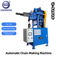 Machine automatique de formage de chaînes circulaires, machine de fabrication de chaînes en fil métallique pour la production de chaînes