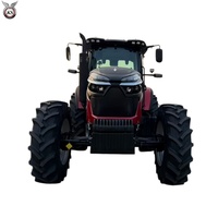 Tracteur agricole multifonctionnel 4x4 KESHENG 180HP avec moteur YTO, cabine TC, transmission automatique, longue durée de vie, marque réputée