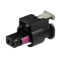 1-1718643-1 Konektor Otomatis Tahan Air 2Pin Betina MCON1.2 Steker Kabel Sensor Mobil Tertutup