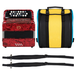 Hot-Bán 22-Key 8-Bass Diatonic Layan Accordion Xách Tay Và Điều Chỉnh Cho Người Mới Bắt Đầu - Product Image 5