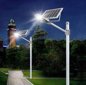 Lámpara Solar de 10W, 20W, 30W, 50W con poste de Control remoto, poste de montaje, iluminación de seguridad para Patio, jardín, reflector de calle - Product Image 2