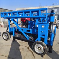 Pompe de forage de puits d'eau à moteur diesel pour exploration géologique verticale de 360 m de profondeur, vente directe d'usine QIYUN