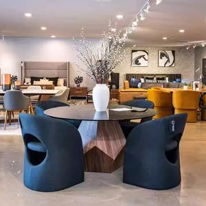 Canapé-lit de style italien, léger et luxueux, rond, haut de gamme, meubles de salon pour la maison, l'hôtel, la salle d'exposition - Product Image 1