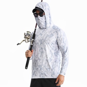 Quick Dry UV Protection Waterproof Camo <strong>Fish</strong> <strong>T</strong>-<strong>Shirt</strong> Heat-Transfer Printed Camping Fishing Wear 100% Polyester Performance - Product Image 3