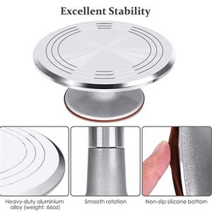 35-Piece Professional Cake Decorating Kit with Turntable, Icing Tips & Scrapers - Product Image 3