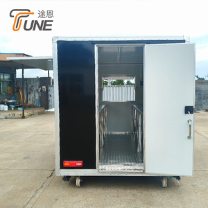 Remolque de Comida Móvil Cuadrado Más Vendido, Camión de Venta de Comida Callejera Comercial Totalmente Equipado - Product Image 2