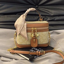 Bolso de Mano Cuadrado <span class=keywords><strong>Grande</strong></span> de PU con Estampado Retro de Alta Gama para Mujer, Nuevo, Casual, con Cadena para Llevar al Hombro o Cruzado - Product Image 3