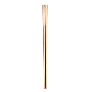 Wholesale Korean 23cm Gold Chopsticks Gift Set Stainless Steel 304 Chopsticks Metal Sushi Sticks