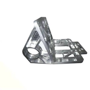 OEM CNC Precision Machining Aluminum Alloy Housing Bracket, Custom Cutout Lightweight Robot Equipment Mounting Base - Product Image 2