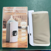 Chauffe-lait sans fil rechargeable, chauffe-biberon portable pour les voyages, l'hiver et l'extérieur