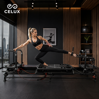 Lit de Pilates Celux en alliage d'aluminium léger, multifonctionnel, avec ressorts réglables, portable pour la maison et le studio, pour la santé