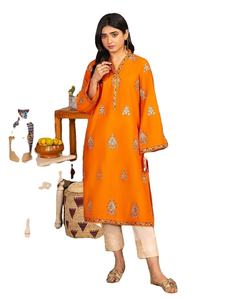 2024 colección de Bodas de lujo indio pakistaní bordado gasa Salwar Kameez Venta caliente vestido de algodón viscosa pesado - Product Image 1