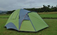 Tente de camping pour 2/3/4 personnes, tente de randonnée professionnelle légère, imperméable et coupe-vent, adaptée à l'extérieur, à la randonnée et au glamping
