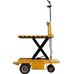 Jin Yang Hu Fabriek Magazijn Behandeling Hand Truck Vangrails Kan Worden Geïnstalleerd Elektrische Schaar Lift Trolley Voor Vissen - Product Image 1