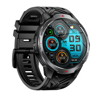 Reloj Inteligente con Pantalla TFT y Caja de Aleación, Linterna, Llamadas, Mensajes Push, Monitoreo de Salud Multifuncional, Reloj Inteligente con Rastreador de Actividad Física