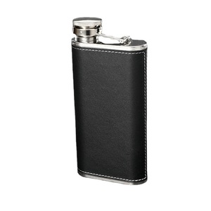 Bán buôn 8oz Matte da bọc 304 thép không gỉ Hip <span class=keywords><strong>Flask</strong></span> xách tay Rượu <span class=keywords><strong>Flask</strong></span> cho <span class=keywords><strong>Whisky</strong></span> stoup rượu - Product Image 5