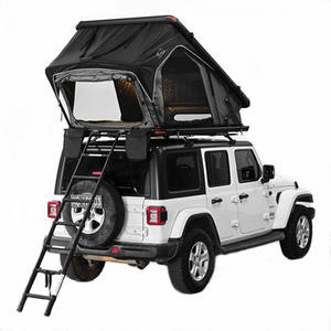2024 nuovo triangolo in alluminio a conchiglia per esterni 4x4 camion SUV pick-up auto tenda da 2-3 persone facile installazione tetto tende per campeggio - Product Image 1