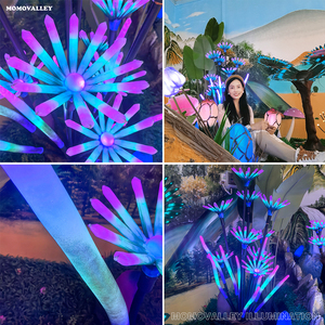 Đèn LED nhiều màu sắc IP65 trang trí cảnh quan Halloween, Lễ Tạ ơn, Giáng sinh, hình hoa hải quỳ biển kỳ diệu - Product Image 4