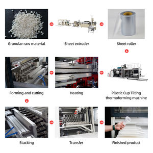 Mesin Thermoforming Cetakan Miring Otomatis Penuh Zhejiang LITAI untuk Gelas Plastik Sekali Pakai (PS/PET/PP/PVC/HIPS) - Product Image 4