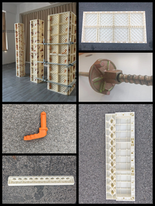 Sistema de Encofrado de Plástico ABS de Alta Resistencia MAUP, Paneles Reutilizables de Fácil Montaje para Muros y Columnas en Construcción Residencial - Product Image 6
