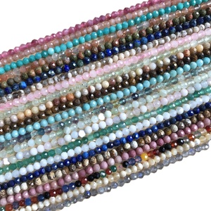 Bán buôn bán quý đá tự nhiên 4 mét mặt hạt Vòng cổ pha lê hạt đối với trang sức làm - Product Image 2