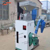 Machine à décortiquer le riz à haute efficacité combinée avec moteur et moteur, décortiqueuse automatique et blanchisseur de riz, construction en acier