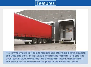 Scellés de quai gonflables industriels, abris de quai de chargement pour la logistique des conteneurs, pour les quais de chargement de camions d'entrepôt - Product Image 4