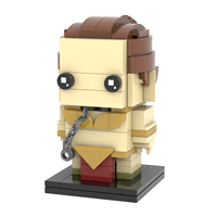 Set de Bloques de Construcción del Personaje Leia de la Guerra de las Galaxias, Kits de Bricolaje, Ladrillos MOC, Juguetes para Niños, Regalo, MOC2389