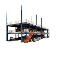 HONGXIN Étagère de mezzanine en acier robuste sans boulons, réglable, en acier laminé à froid, avec revêtement en poudre et protection anticorrosion