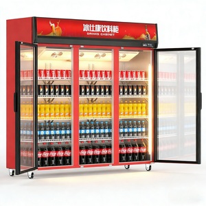 Frigorifero Commerciale Personalizzato a <span class=keywords><strong>Doppia</strong></span> Porta, <span class=keywords><strong>Vetrina</strong></span> Espositiva con Porta Trasparente - Product Image 3