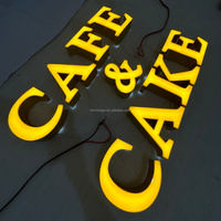 Enseigne LED personnalisée résistante aux intempéries, directement de l'usine, enseigne commerciale, logo 3D, lettres lumineuses, lettres LED pour extérieur
