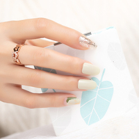 Huizi Nail wrap Autocollant de gel pour ongles à couverture complète en gros