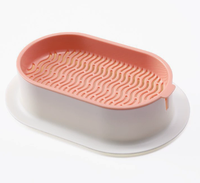 Boîte à herbe pour chat détachable et lavable, pot auto-plantant hydroponique sans terre, friandise pour chat pour l'élimination des boules de poils, fournitures pour animaux de compagnie